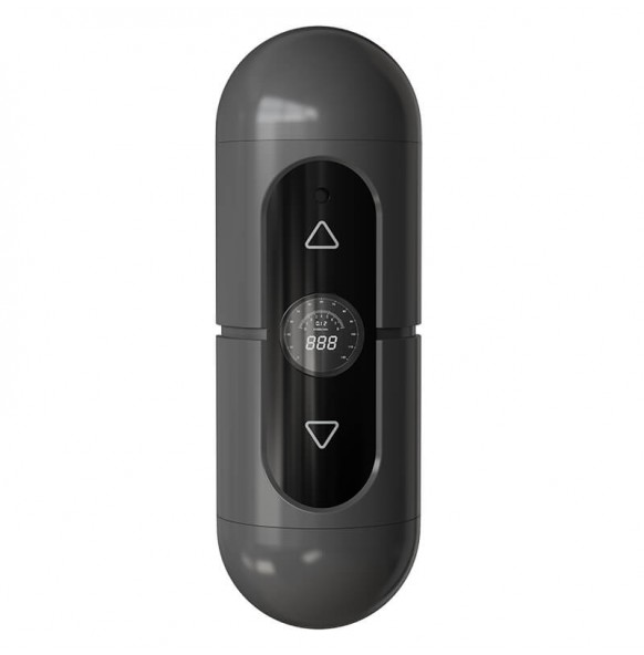 MIZZZEE - The Saviour-X Counting Masturbation Cup (Chargeable - Grey)